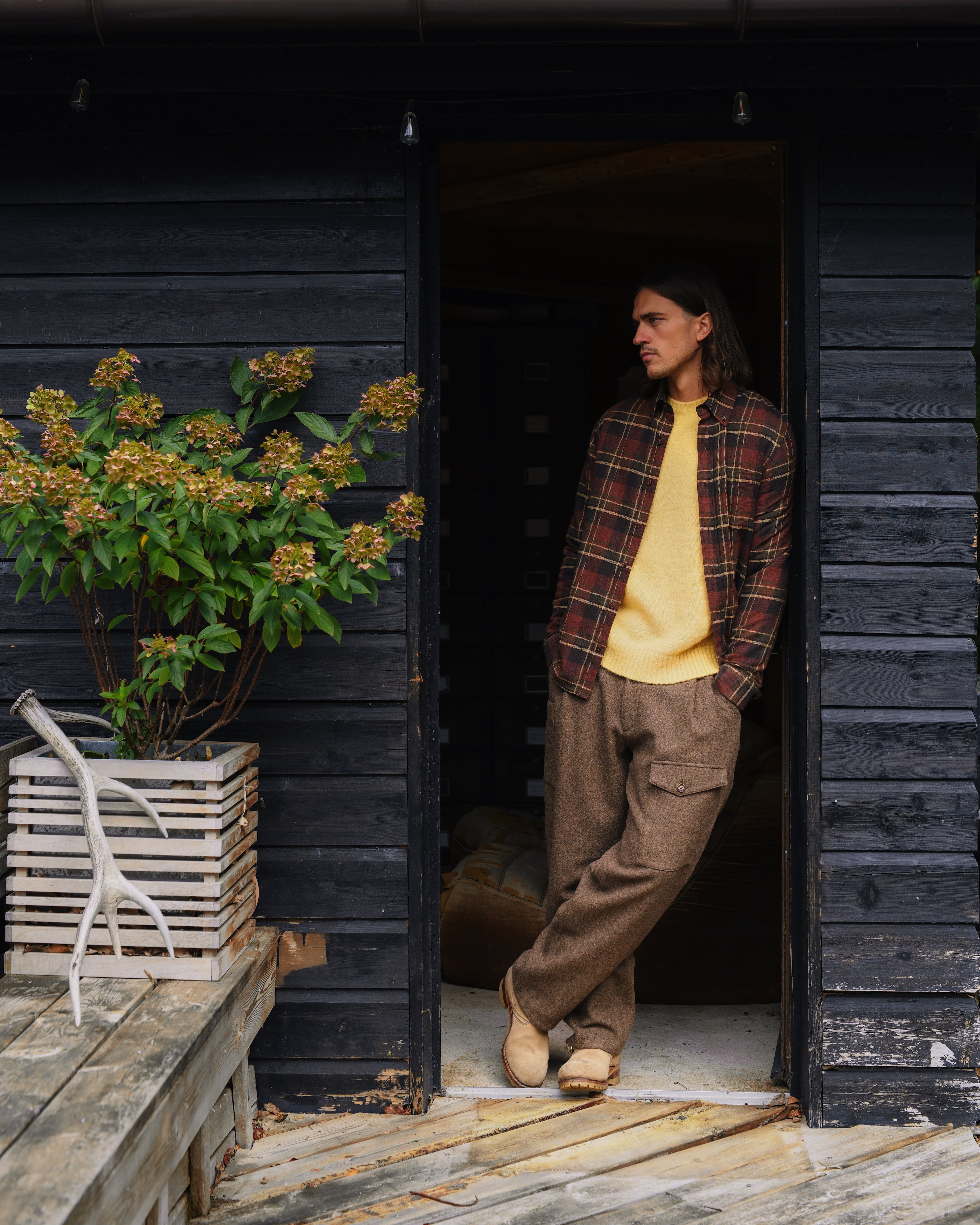 Calvi shirt in rust