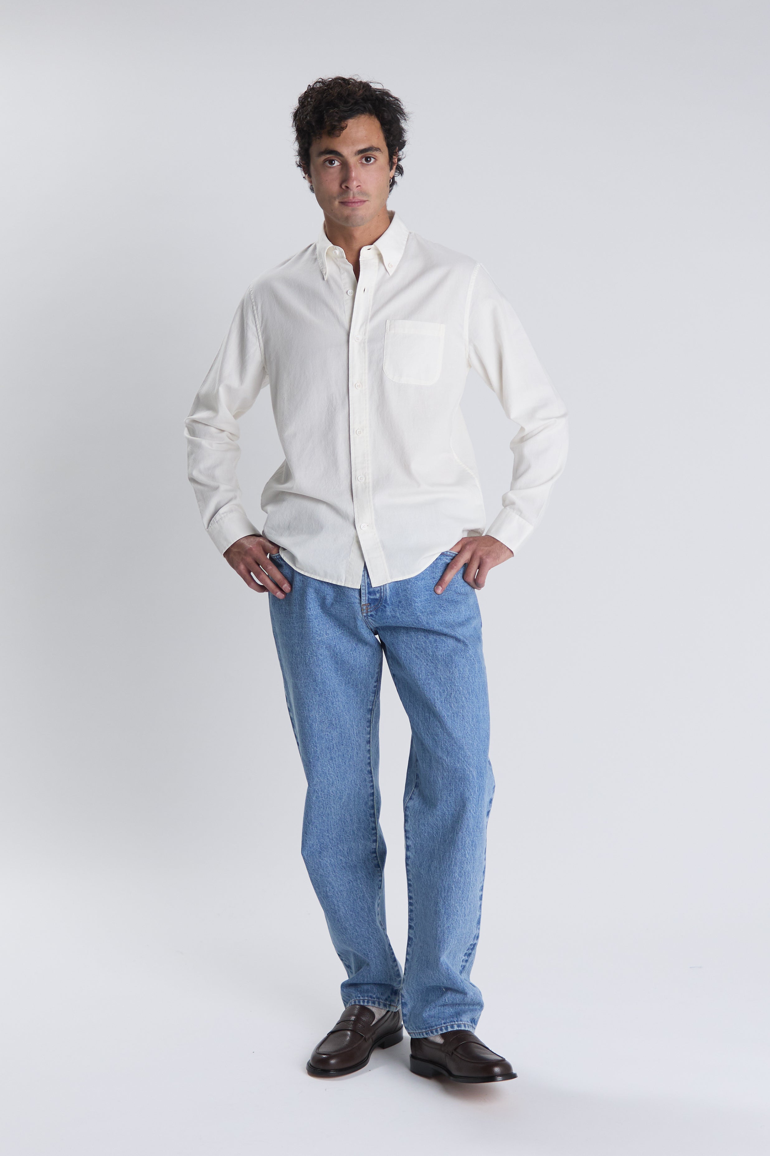 Calvi shirt in ecru