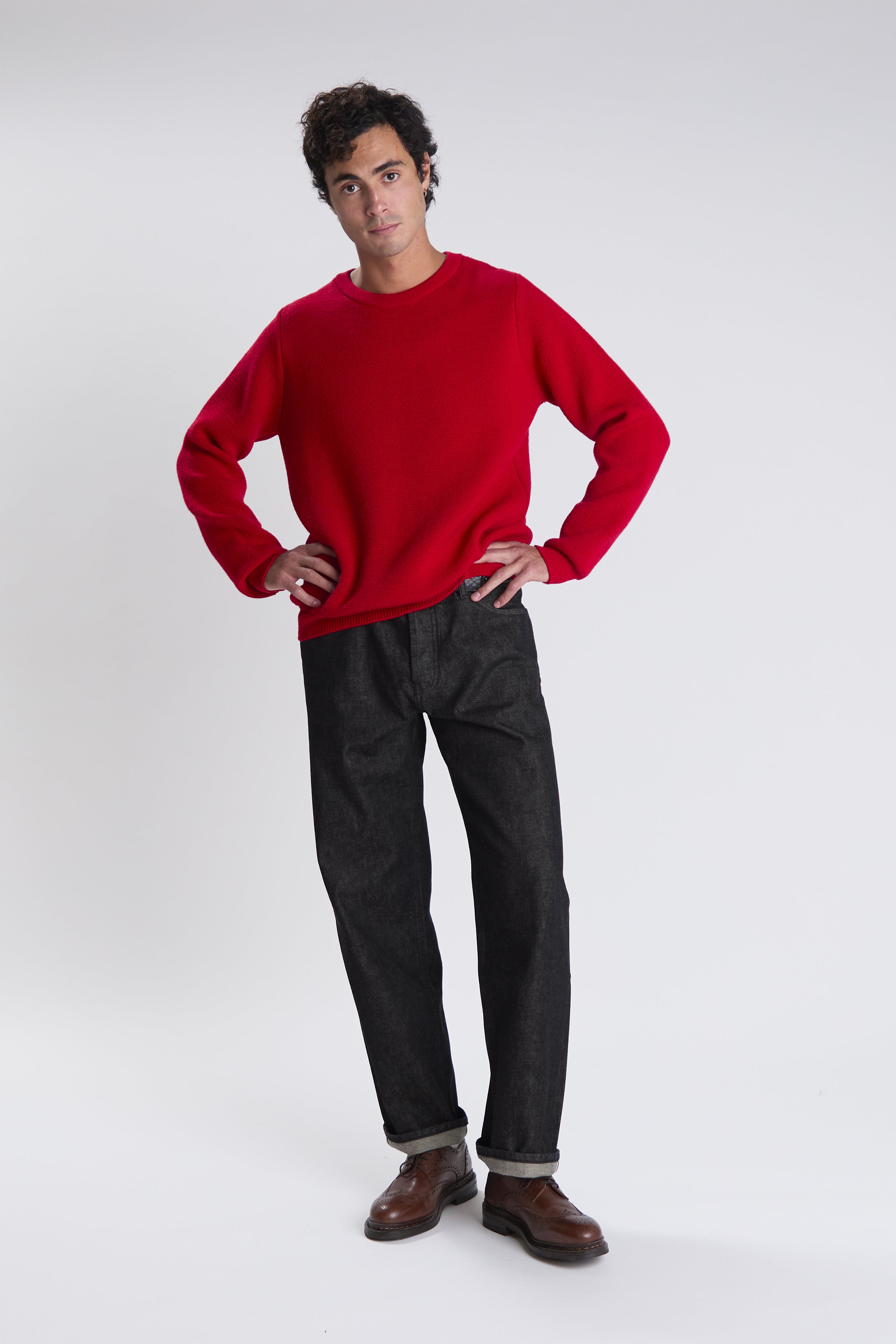 Pull Trevise rouge