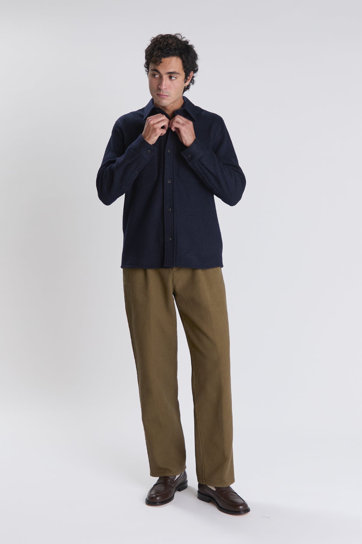 Milo overshirt in navy