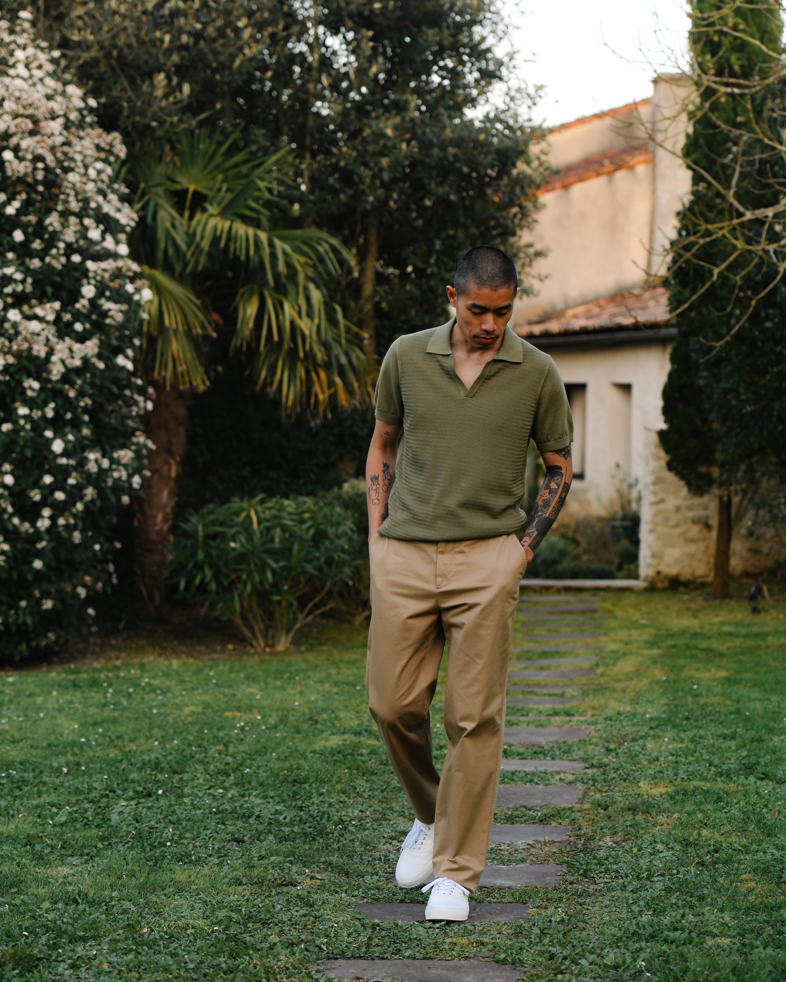Ivy chino in beige