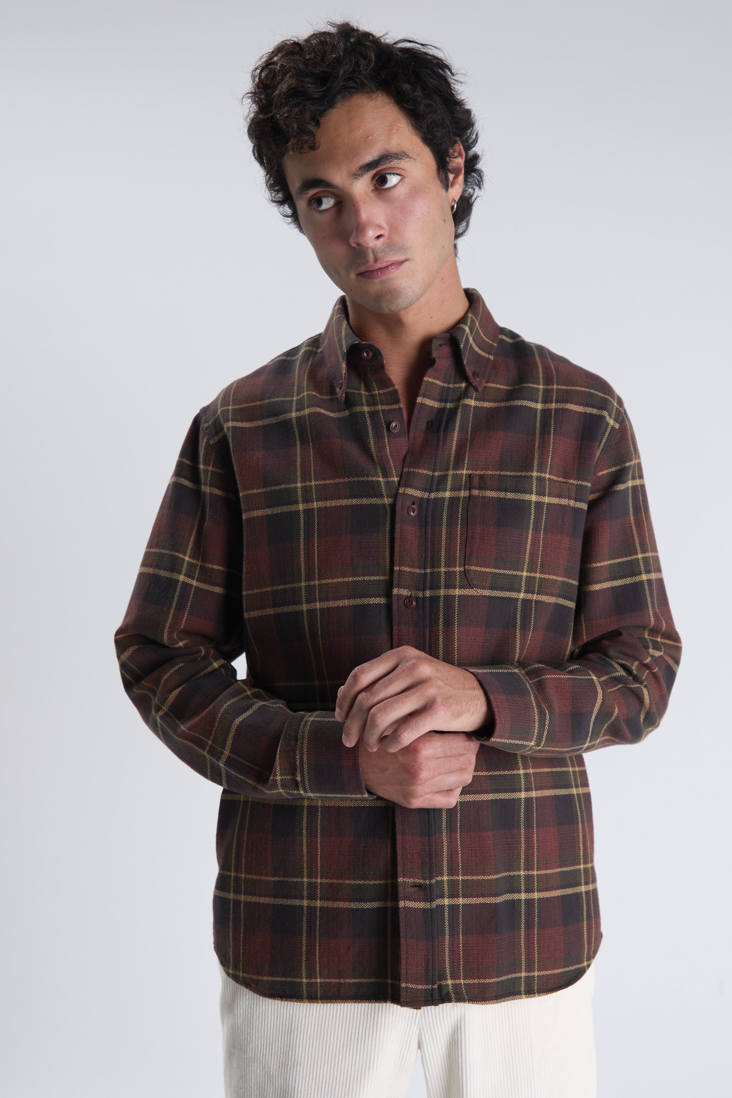 Calvi shirt in rust