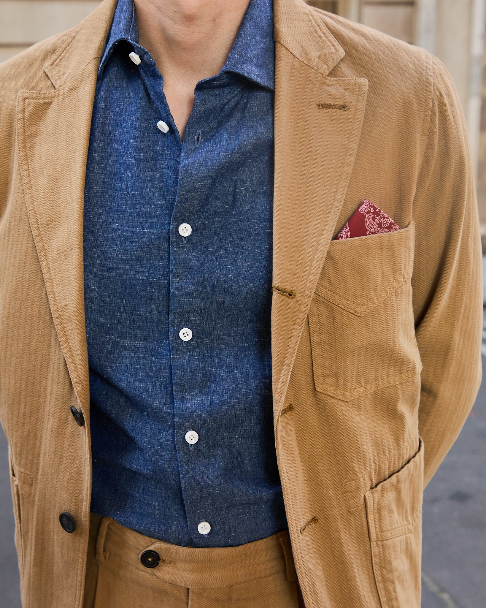 Sorrente suit in sand
