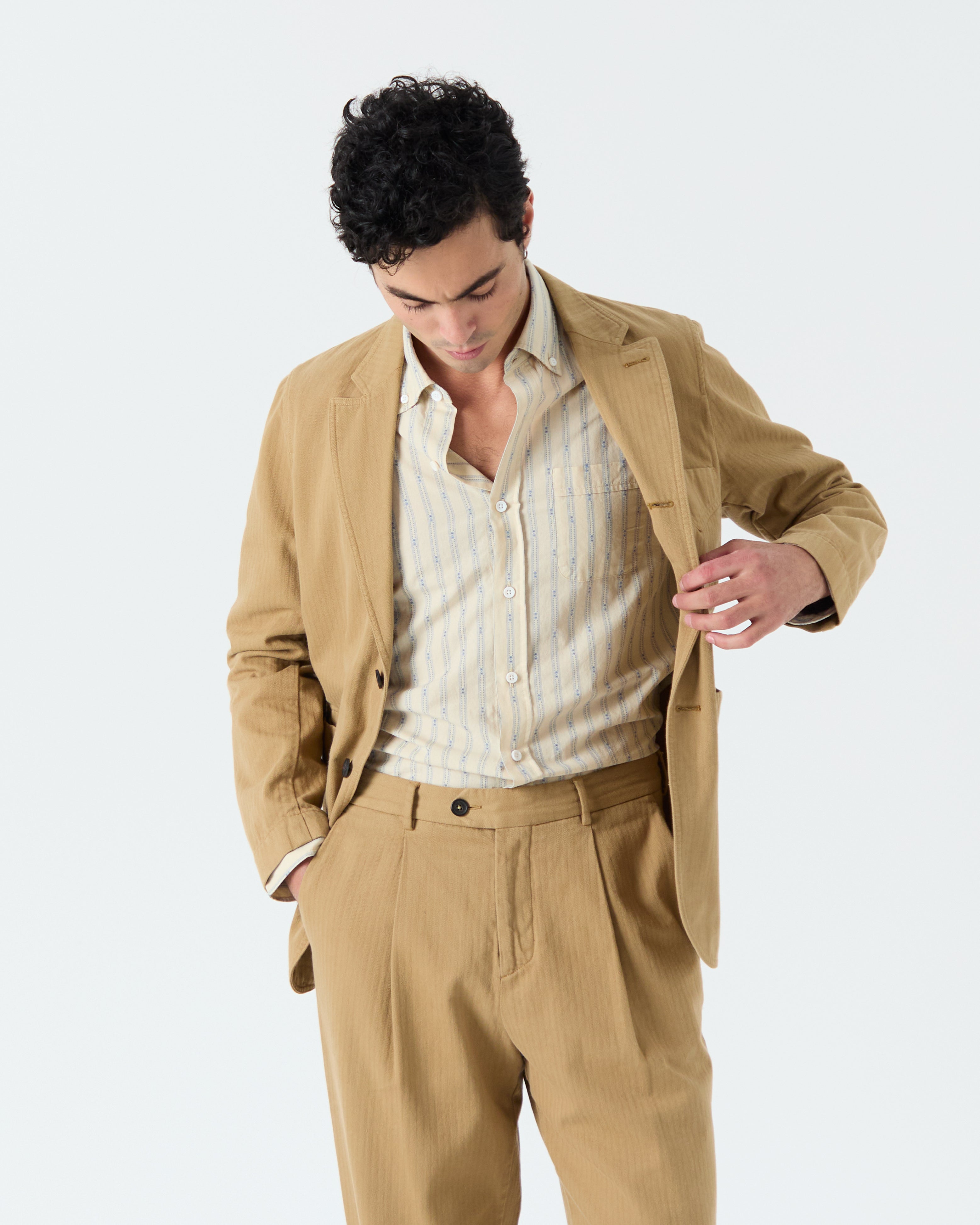 Sorrente jacket in sand