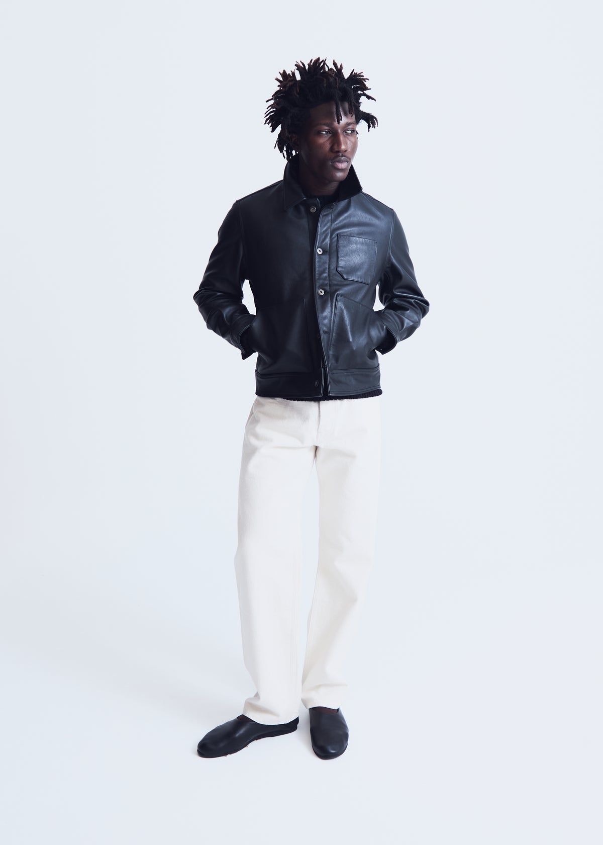 Veste Dillon Cuir Noir