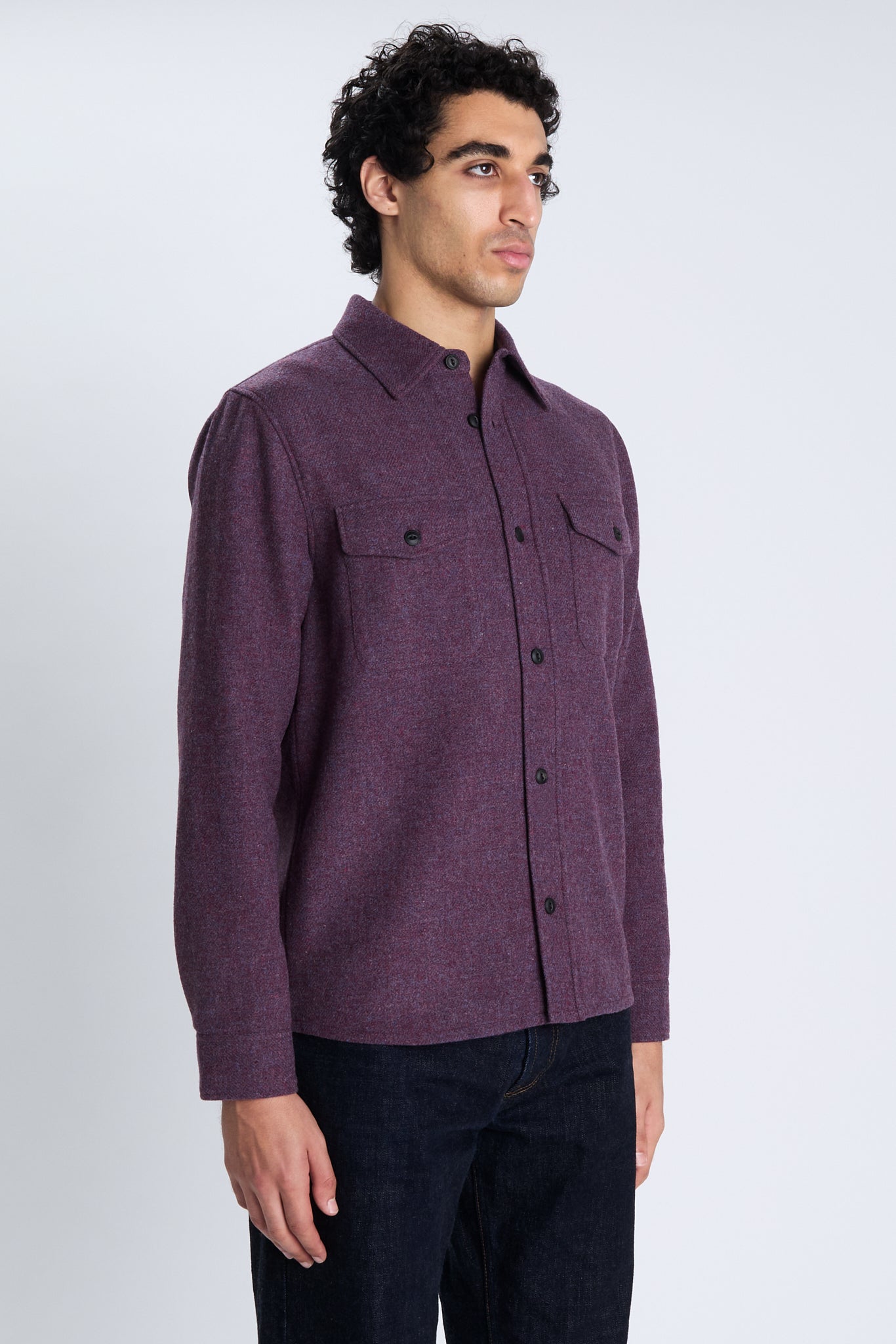 Surchemise Milo prune