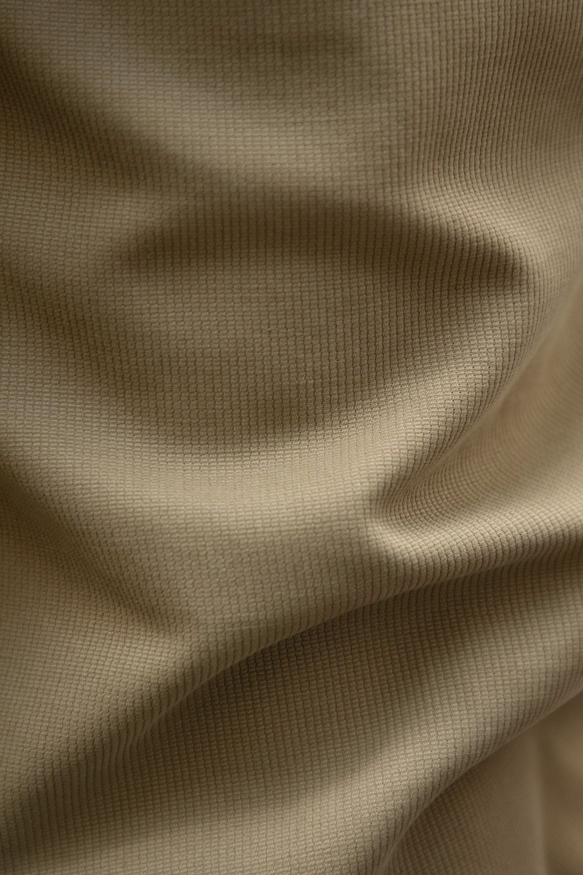 Chino Princeton en tissu Bedford de coton beige - 4